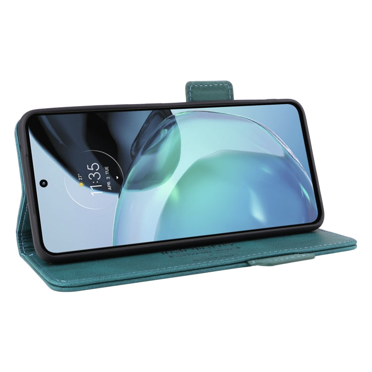 For Motorola Moto G72 4G Magnetic Clasp Flip Leather Phone Case