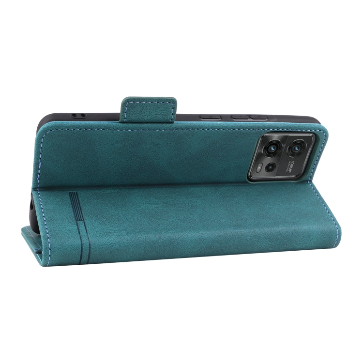 For Motorola Moto G72 4G Magnetic Clasp Flip Leather Phone Case
