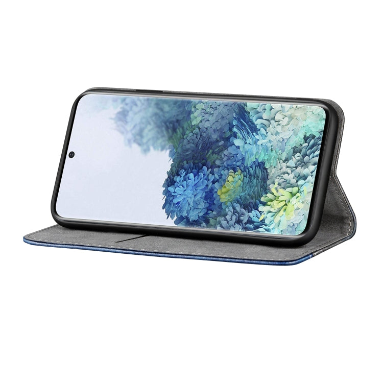 For Galaxy S20+ Business Solid Color Stitching Horizontal Flip Leather Case with Holder & Card Slots