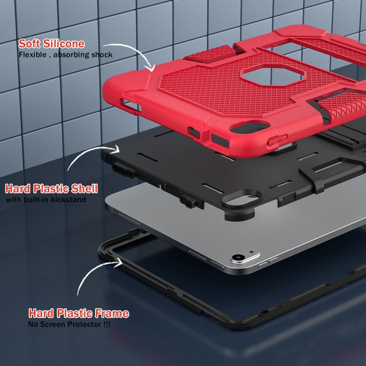 For iPad 10th Gen 10.9 2022 Contrast Color Robot Silicone + PC Tablet Protective Case