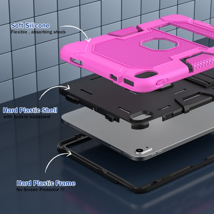 For iPad 10th Gen 10.9 2022 Contrast Color Robot Silicone + PC Tablet Protective Case