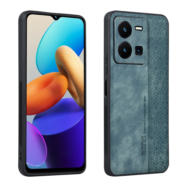 For vivo Y35 4G AZNS 3D Embossed Skin Feel Phone Case