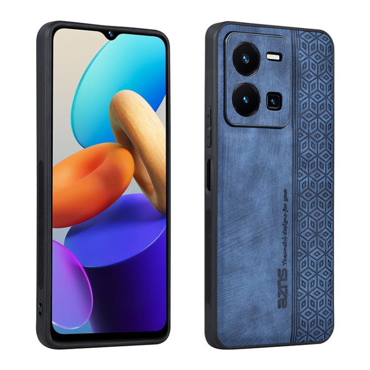 For vivo Y35 4G AZNS 3D Embossed Skin Feel Phone Case
