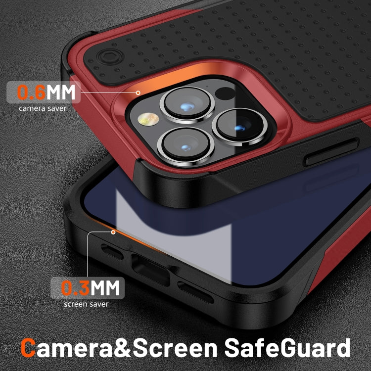 For iPhone 13 Pro PC + TPU Shockproof Protective Phone Case