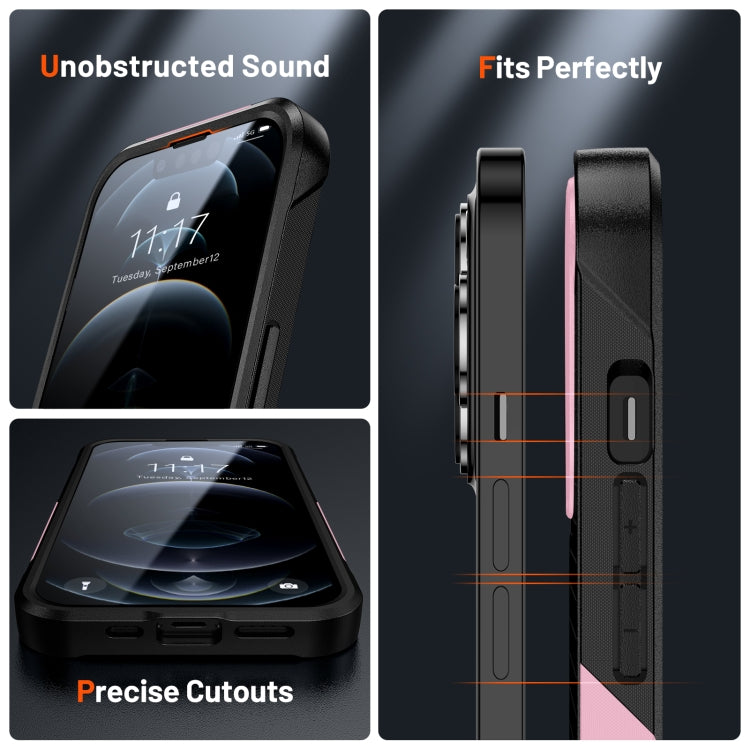 For iPhone 13 Pro PC + TPU Shockproof Protective Phone Case