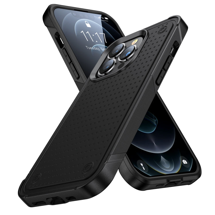 For iPhone 13 Pro PC + TPU Shockproof Protective Phone Case
