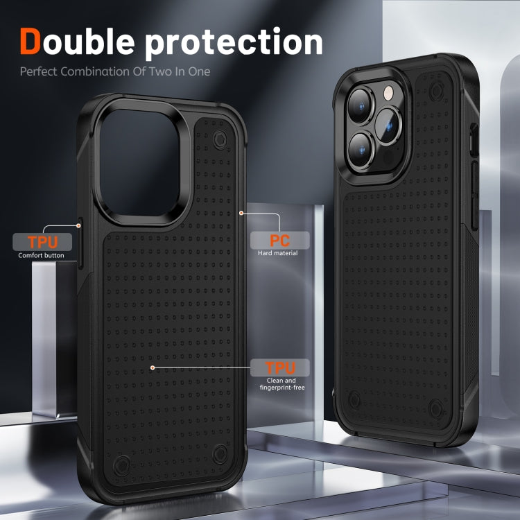 For iPhone 13 Pro PC + TPU Shockproof Protective Phone Case