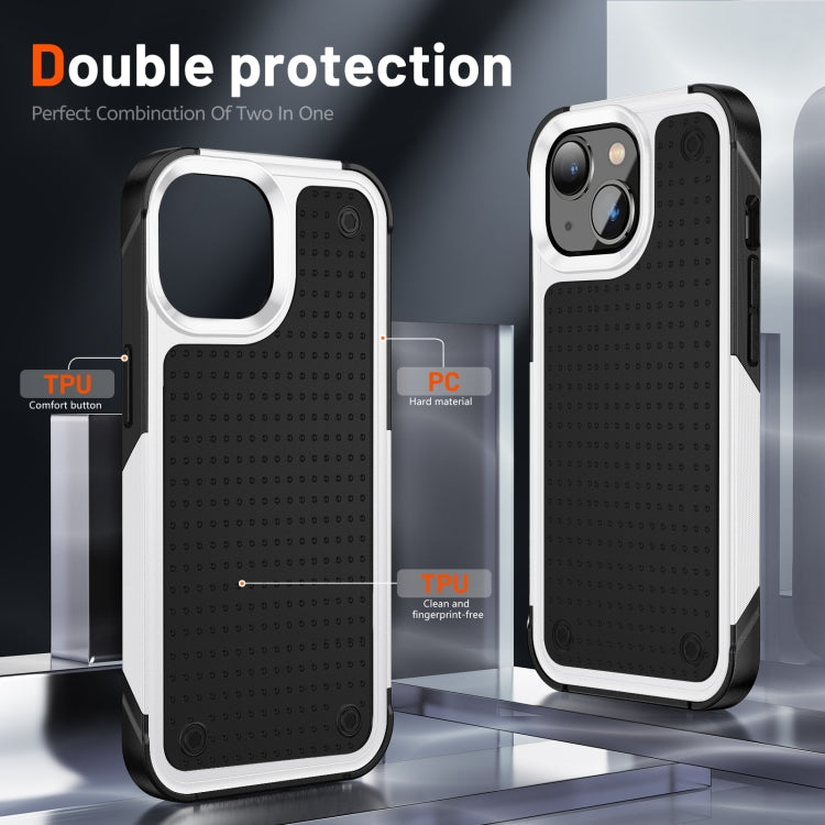 For iPhone 13 PC + TPU Shockproof Protective Phone Case