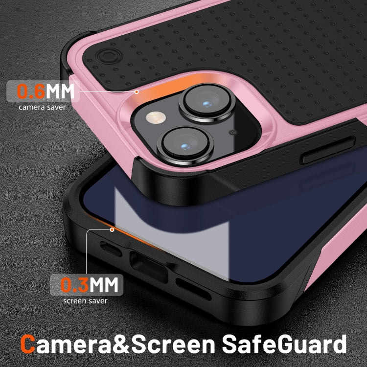 For iPhone 13 PC + TPU Shockproof Protective Phone Case