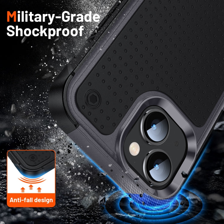 For iPhone 13 PC + TPU Shockproof Protective Phone Case