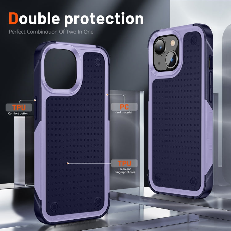 For iPhone 13 PC + TPU Shockproof Protective Phone Case