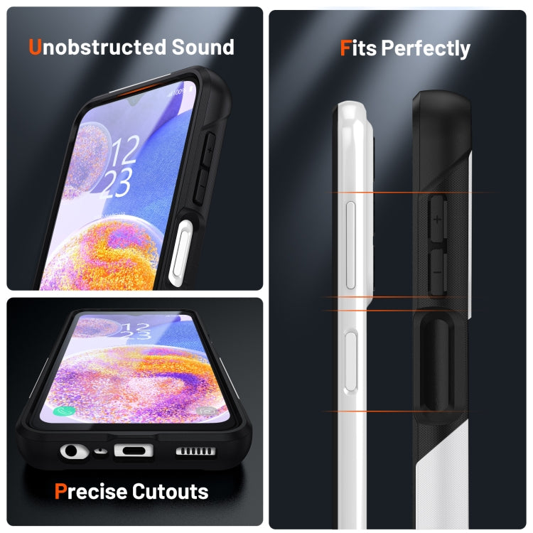 For Samsung Galaxy A23 PC + TPU Shockproof Protective Phone Case