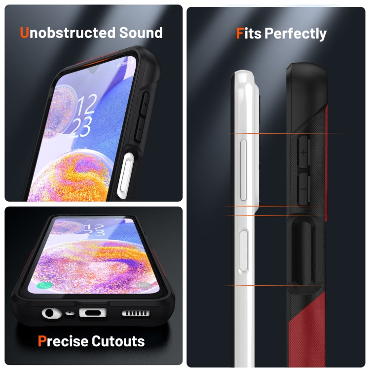 For Samsung Galaxy A23 PC + TPU Shockproof Protective Phone Case