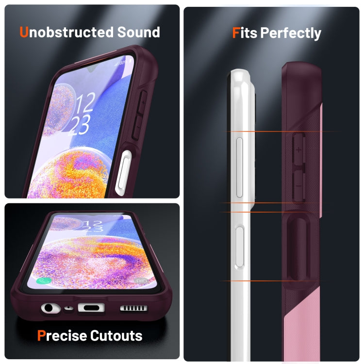 For Samsung Galaxy A23 PC + TPU Shockproof Protective Phone Case