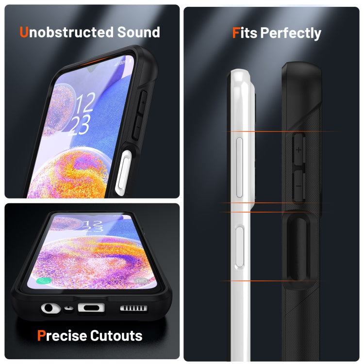 For Samsung Galaxy A23 PC + TPU Shockproof Protective Phone Case