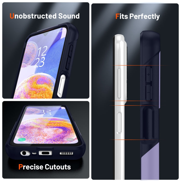 For Samsung Galaxy A23 PC + TPU Shockproof Protective Phone Case