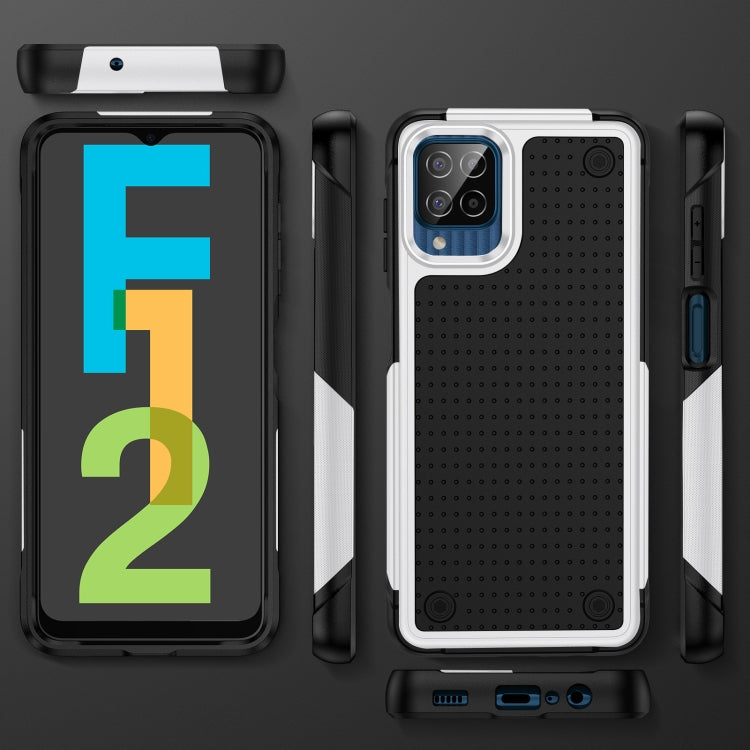 For Samsung Galaxy F12 PC + TPU Shockproof Protective Phone Case