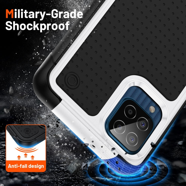 For Samsung Galaxy F12 PC + TPU Shockproof Protective Phone Case