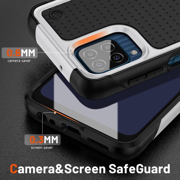For Samsung Galaxy F12 PC + TPU Shockproof Protective Phone Case