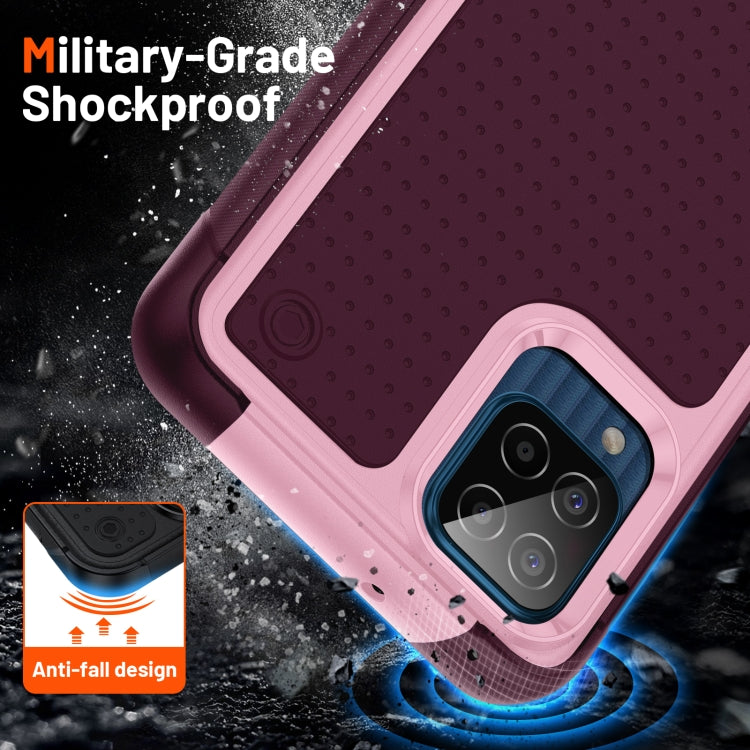 For Samsung Galaxy F12 PC + TPU Shockproof Protective Phone Case