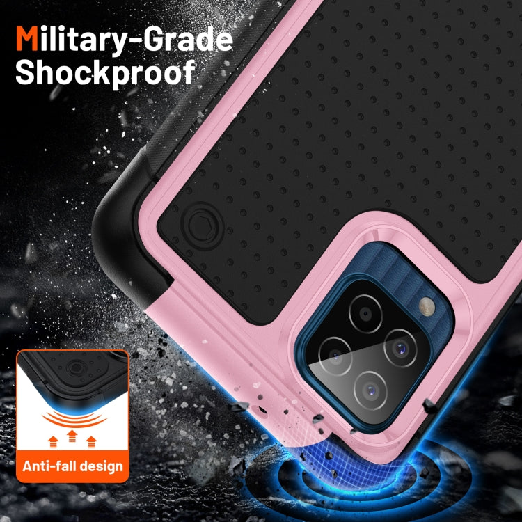 For Samsung Galaxy F12 PC + TPU Shockproof Protective Phone Case