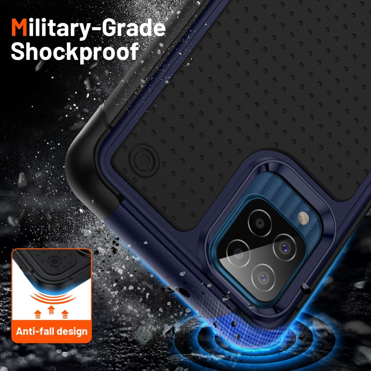For Samsung Galaxy F12 PC + TPU Shockproof Protective Phone Case