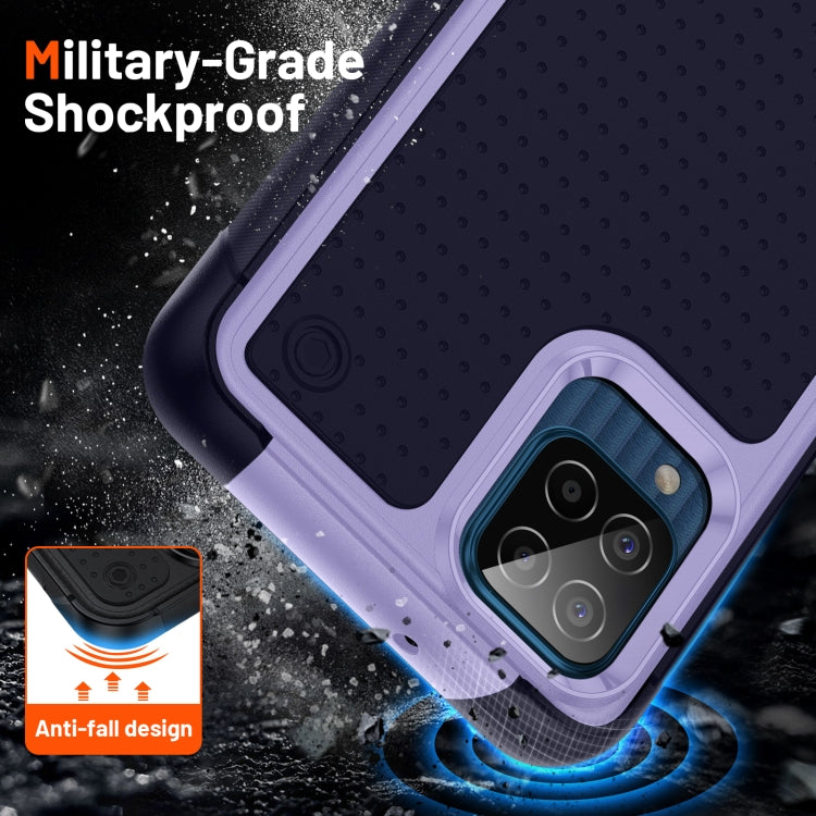 For Samsung Galaxy F12 PC + TPU Shockproof Protective Phone Case