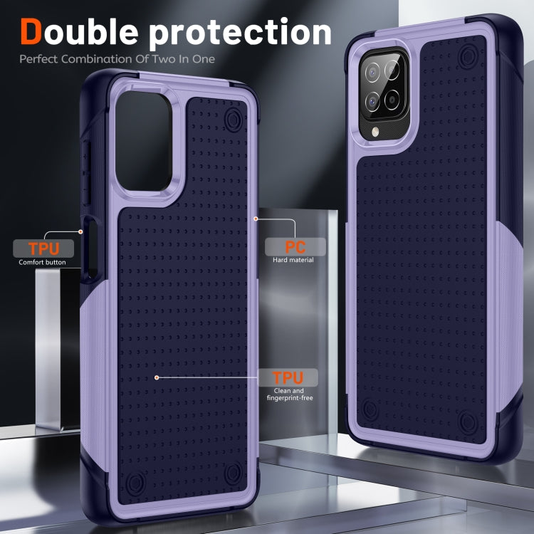 For Samsung Galaxy F12 PC + TPU Shockproof Protective Phone Case