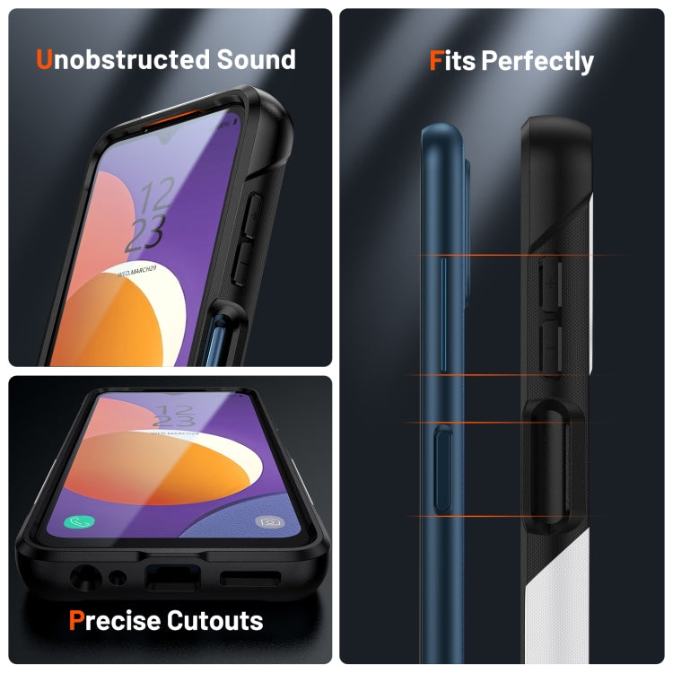 For Samsung Galaxy M12 PC + TPU Shockproof Protective Phone Case
