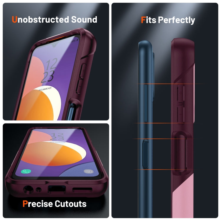 For Samsung Galaxy M12 PC + TPU Shockproof Protective Phone Case