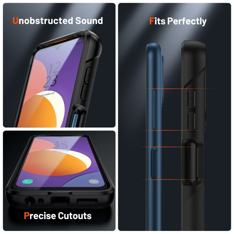 For Samsung Galaxy M12 PC + TPU Shockproof Protective Phone Case