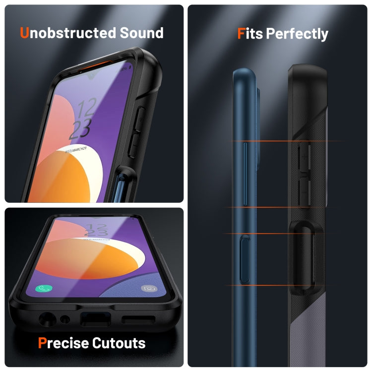 For Samsung Galaxy M12 PC + TPU Shockproof Protective Phone Case