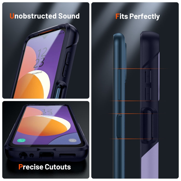 For Samsung Galaxy M12 PC + TPU Shockproof Protective Phone Case
