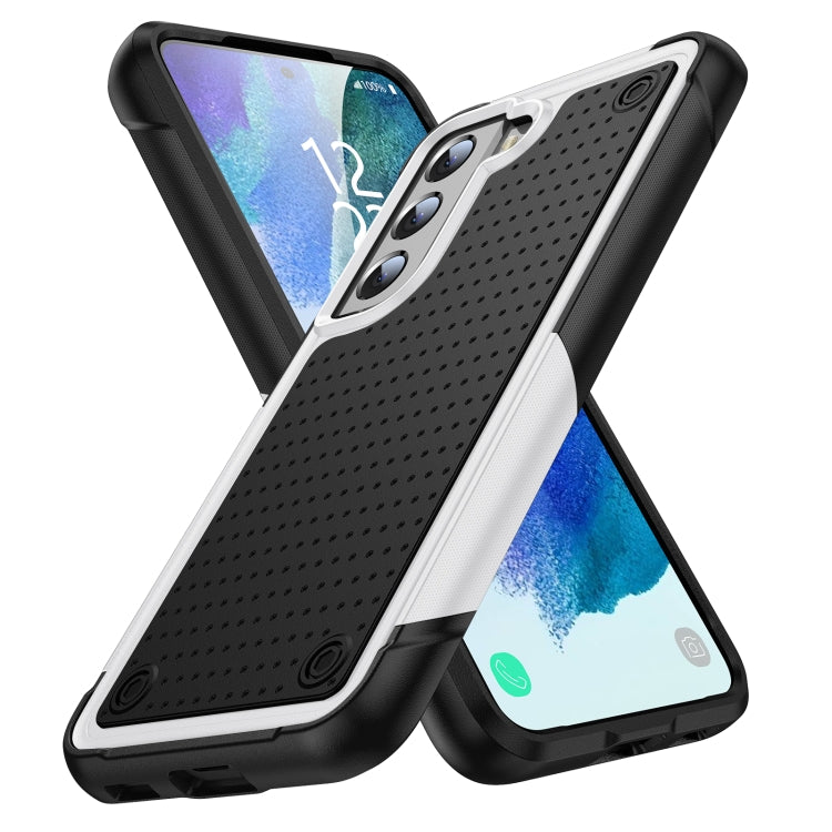 For Samsung Galaxy S21 FE 5G PC + TPU Shockproof Protective Phone Case