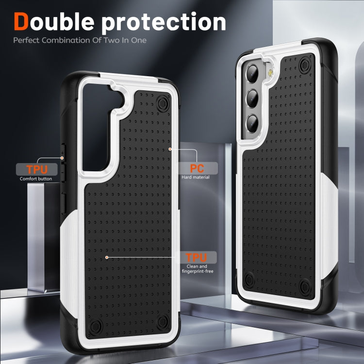 For Samsung Galaxy S21 FE 5G PC + TPU Shockproof Protective Phone Case