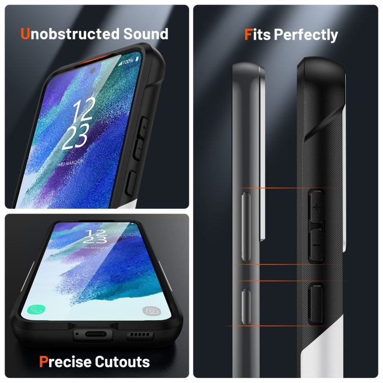 For Samsung Galaxy S21 FE 5G PC + TPU Shockproof Protective Phone Case