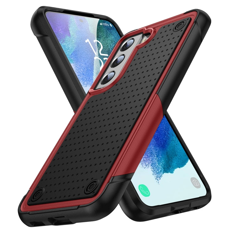For Samsung Galaxy S21 FE 5G PC + TPU Shockproof Protective Phone Case
