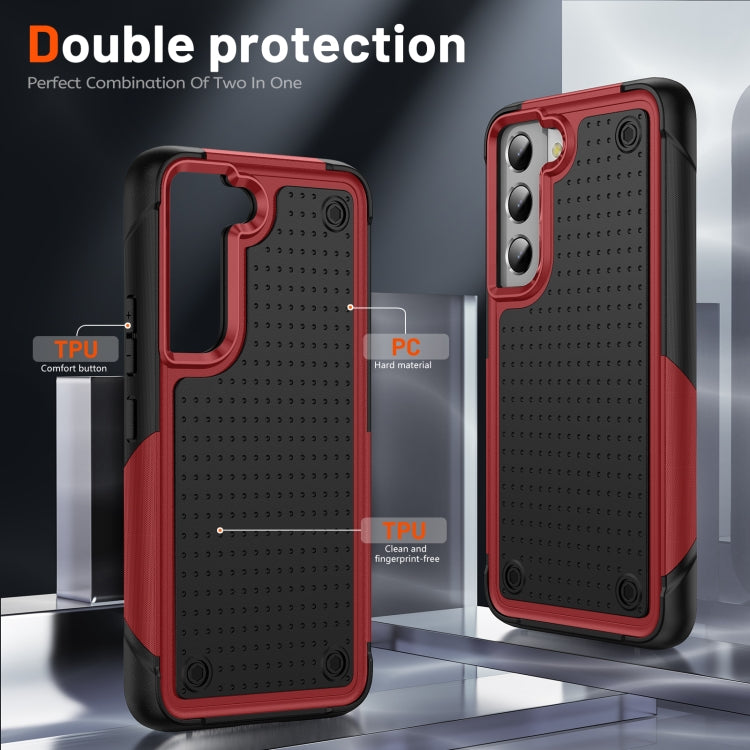 For Samsung Galaxy S21 FE 5G PC + TPU Shockproof Protective Phone Case