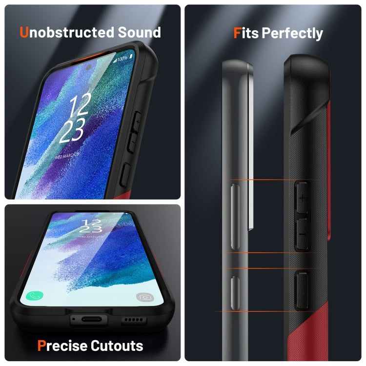 For Samsung Galaxy S21 FE 5G PC + TPU Shockproof Protective Phone Case