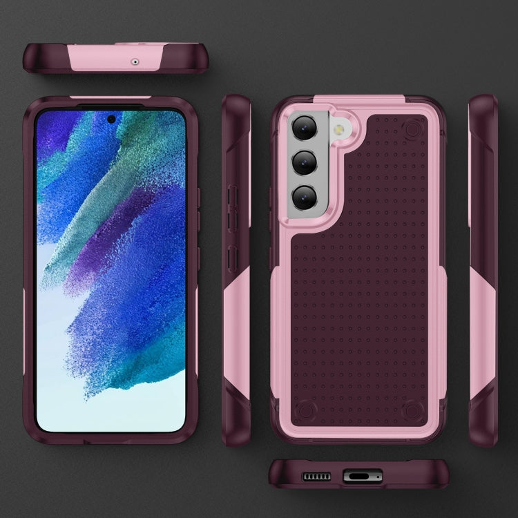 For Samsung Galaxy S21 FE 5G PC + TPU Shockproof Protective Phone Case