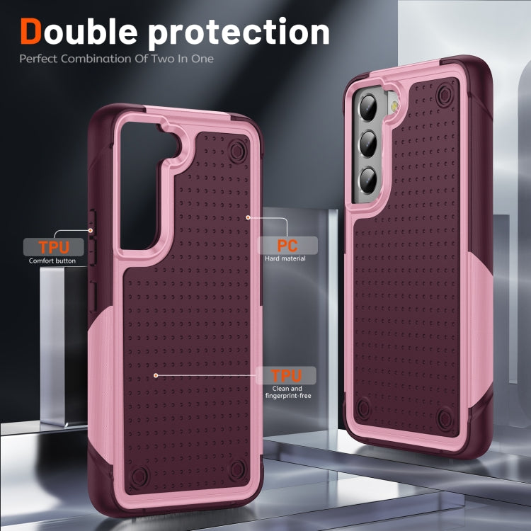 For Samsung Galaxy S21 FE 5G PC + TPU Shockproof Protective Phone Case