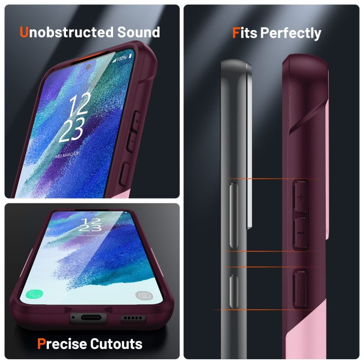 For Samsung Galaxy S21 FE 5G PC + TPU Shockproof Protective Phone Case