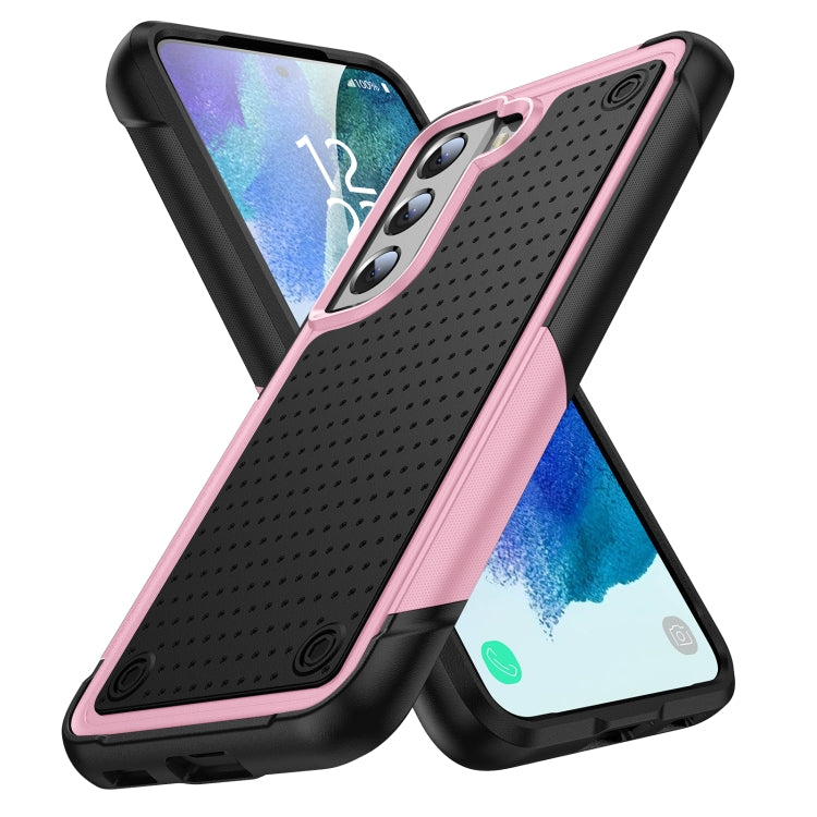 For Samsung Galaxy S21 FE 5G PC + TPU Shockproof Protective Phone Case