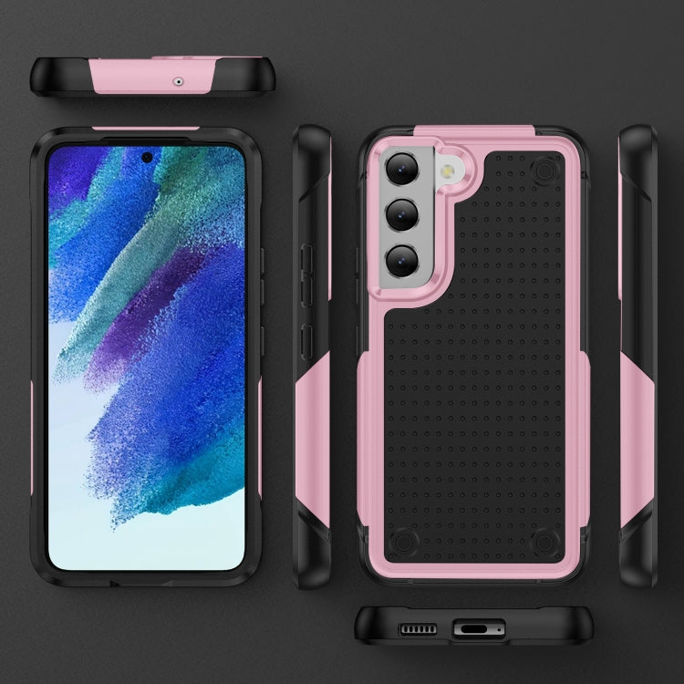 For Samsung Galaxy S21 FE 5G PC + TPU Shockproof Protective Phone Case