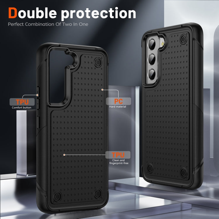 For Samsung Galaxy S21 FE 5G PC + TPU Shockproof Protective Phone Case