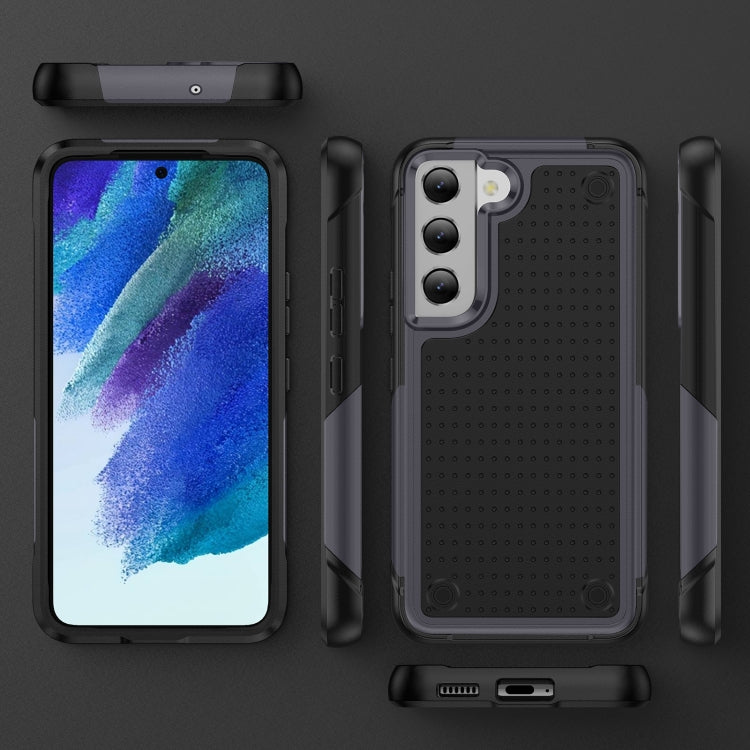 For Samsung Galaxy S21 FE 5G PC + TPU Shockproof Protective Phone Case