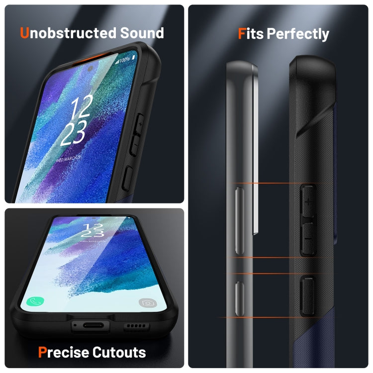 For Samsung Galaxy S21 FE 5G PC + TPU Shockproof Protective Phone Case