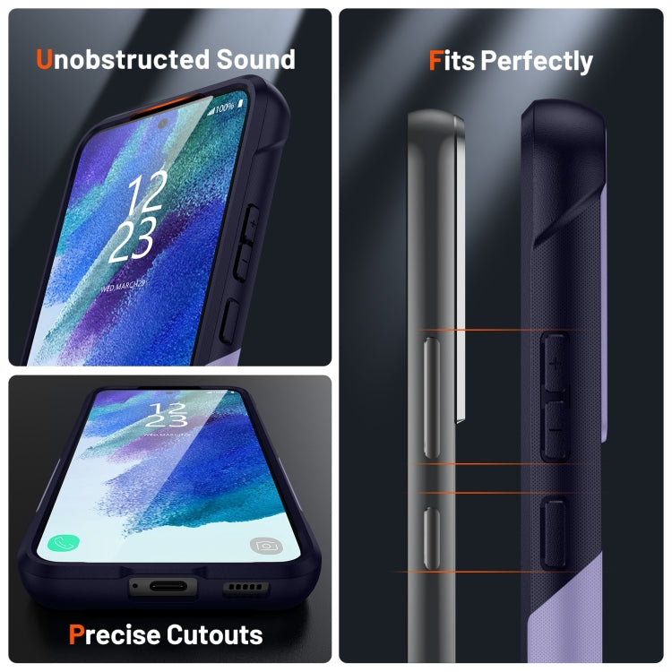 For Samsung Galaxy S21 FE 5G PC + TPU Shockproof Protective Phone Case
