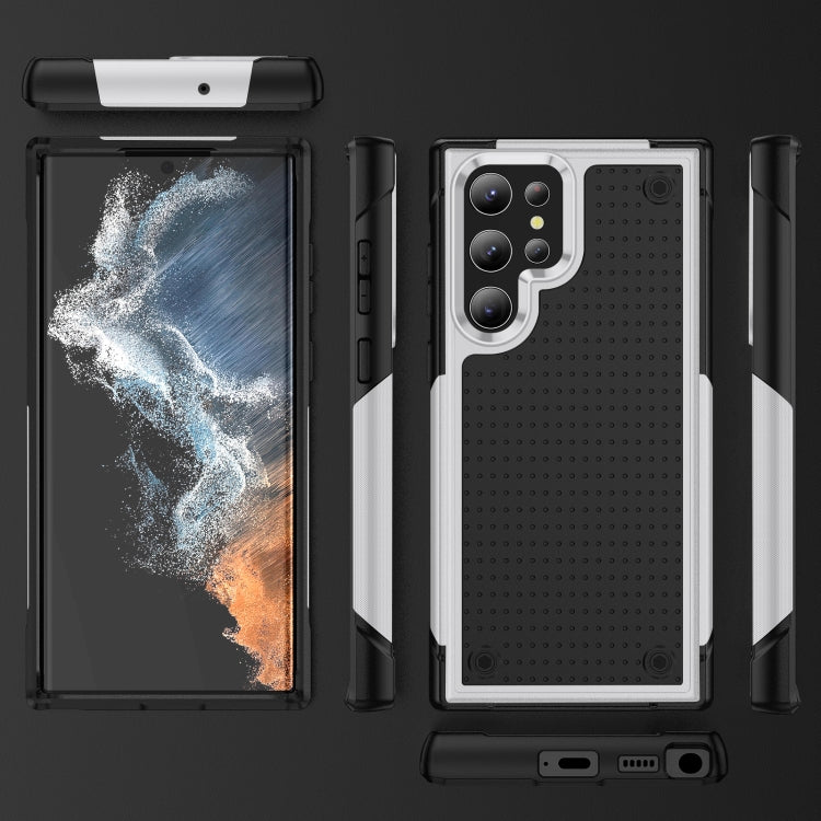 For Samsung Galaxy S22 Ultra 5G PC + TPU Shockproof Protective Phone Case