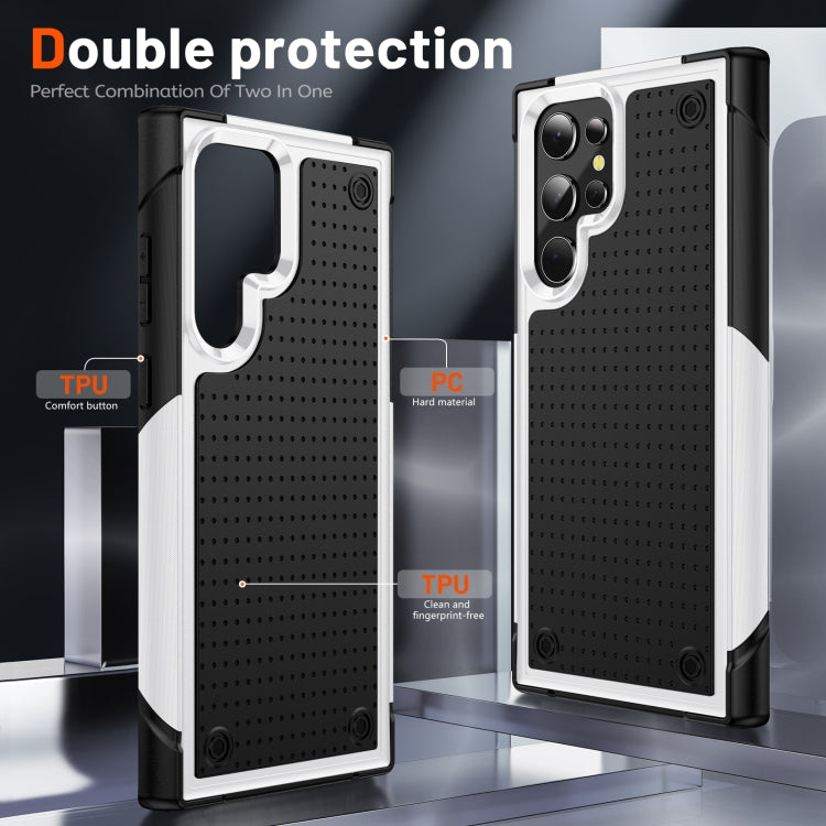 For Samsung Galaxy S22 Ultra 5G PC + TPU Shockproof Protective Phone Case